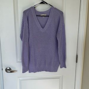Lavender Knit Sweater